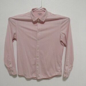UNTUCKit Shirt Long Sleeve Button Up Preppy Casual Pink Men's size Large